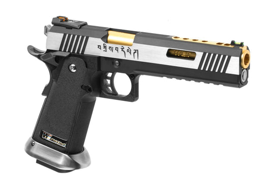 WE Hi-Capa 6 Force A Gold Barrel Full Metal GBB Dual Tone