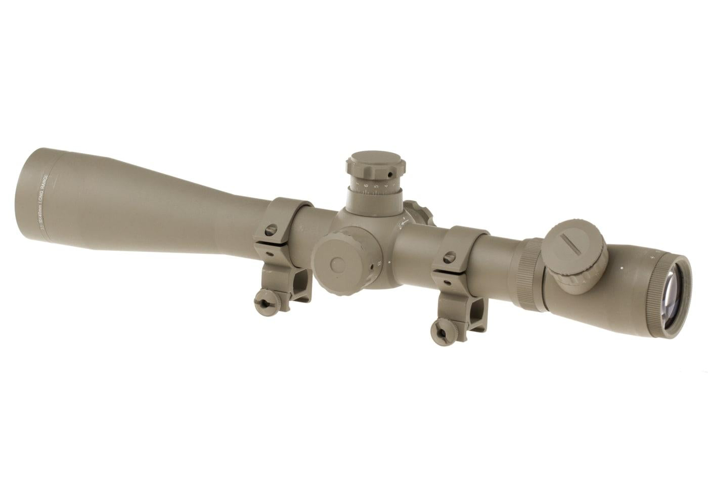 Aim-O 3.5-10x40E-SF Sniper Rifle Scope Desert