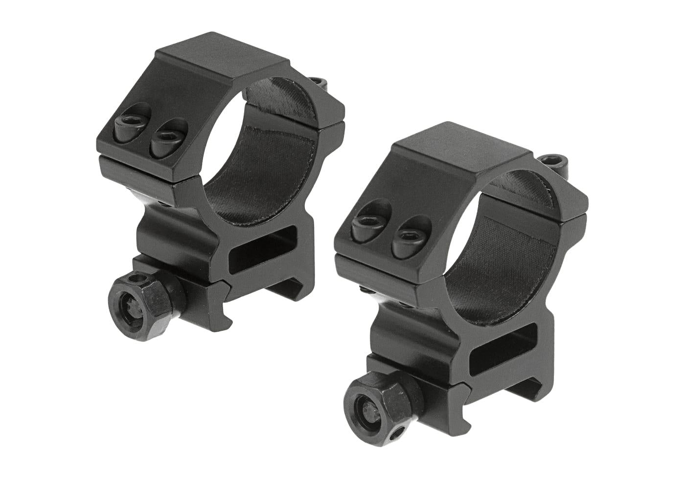 Leapers 30mm Mount Rings Medium Black