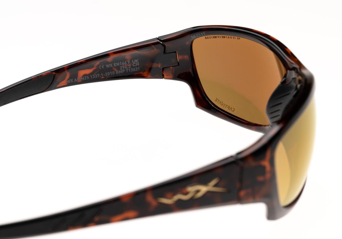 Wiley X WX Climb Captivate Polarized Bronze Mirror Brown