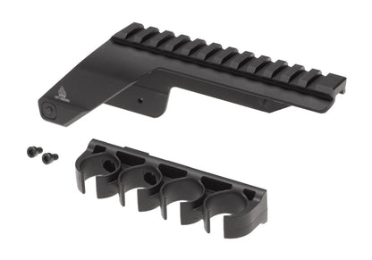 Leapers Mossberg 590 Mount Base Cartridge Holder Black