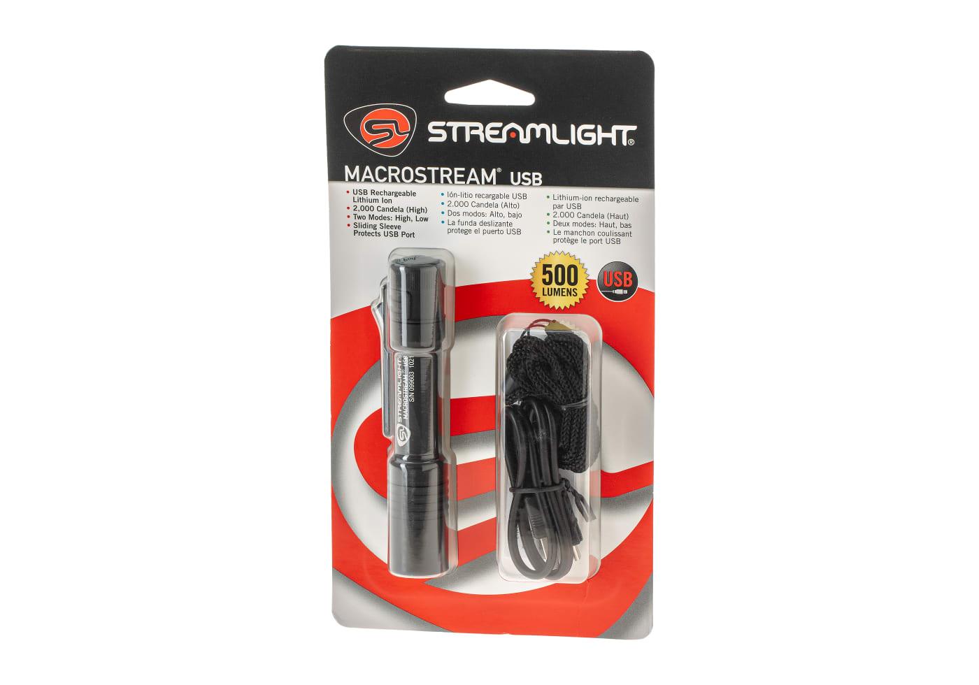 Streamlight Macro Stream USB Black