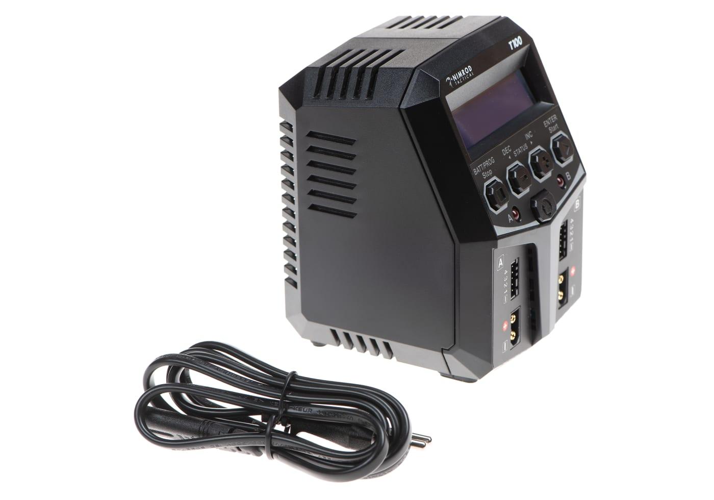 Nimrod T100 Multi-Chemistry Airsoft Dual Battery Charger