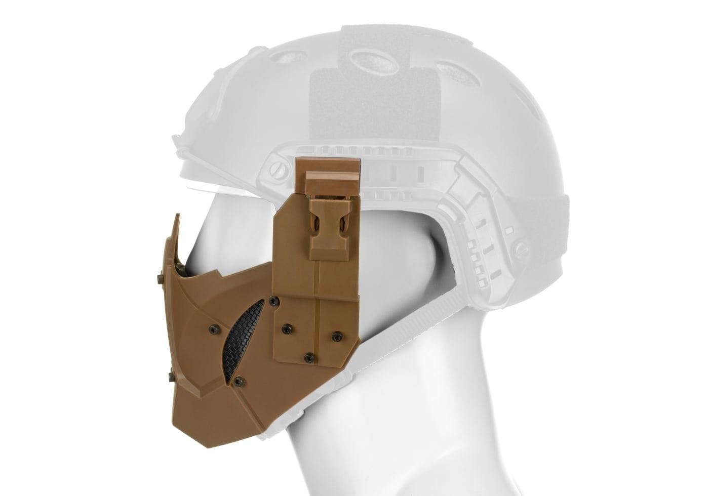 Pirate Arms Warrior Steel Half Face Mask Tan