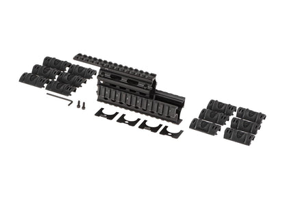 Leapers AK47 Quad Rail Handguard Black