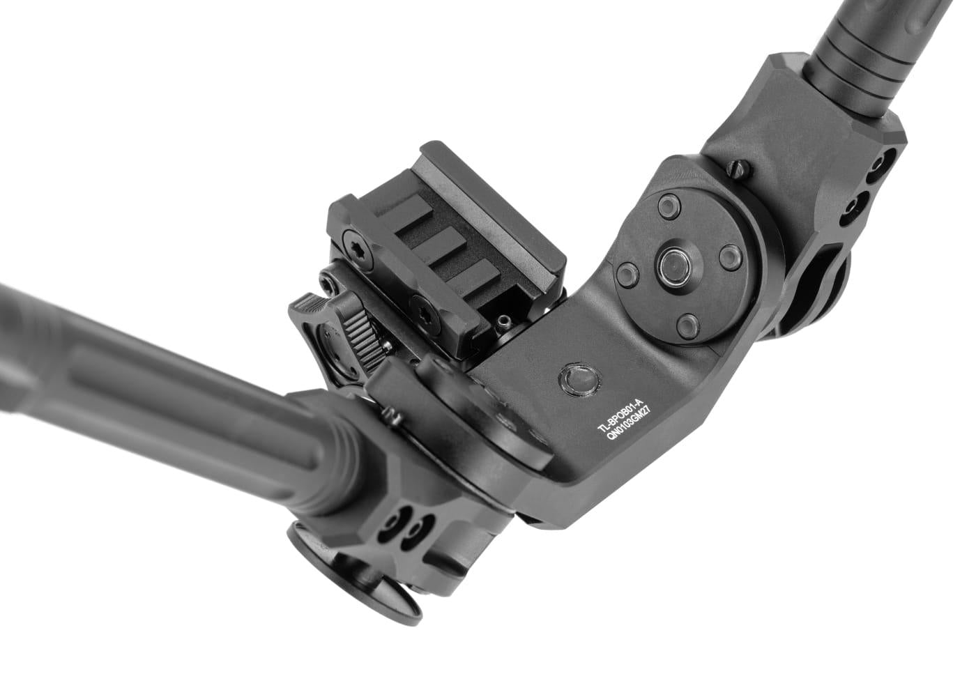 Leapers Over Bore Picatinny 7.3-11.4 Center Height Bipod Black