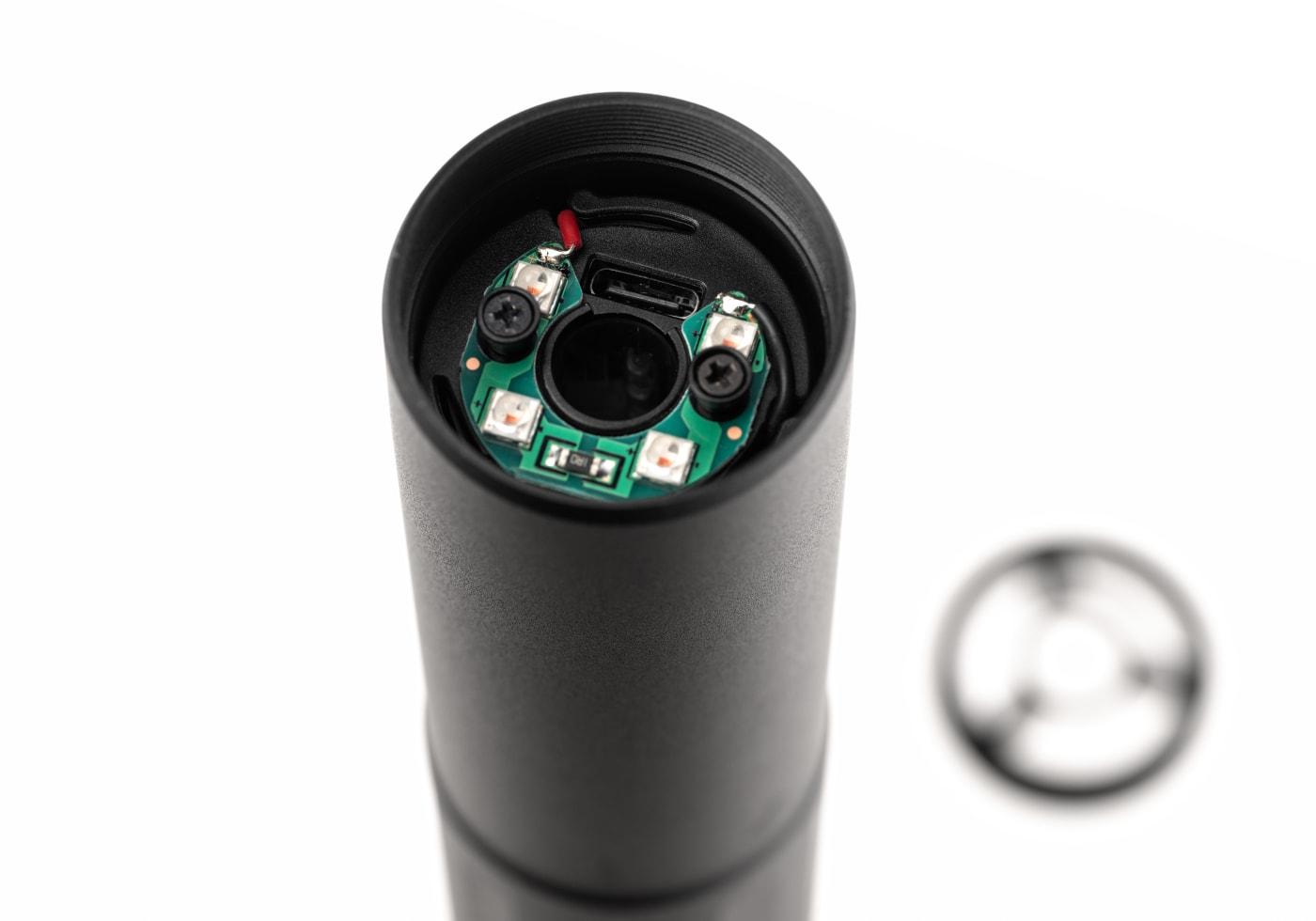 PTS Syndicate Dead Air Sandman-L Mock Suppressor with Tracer Black