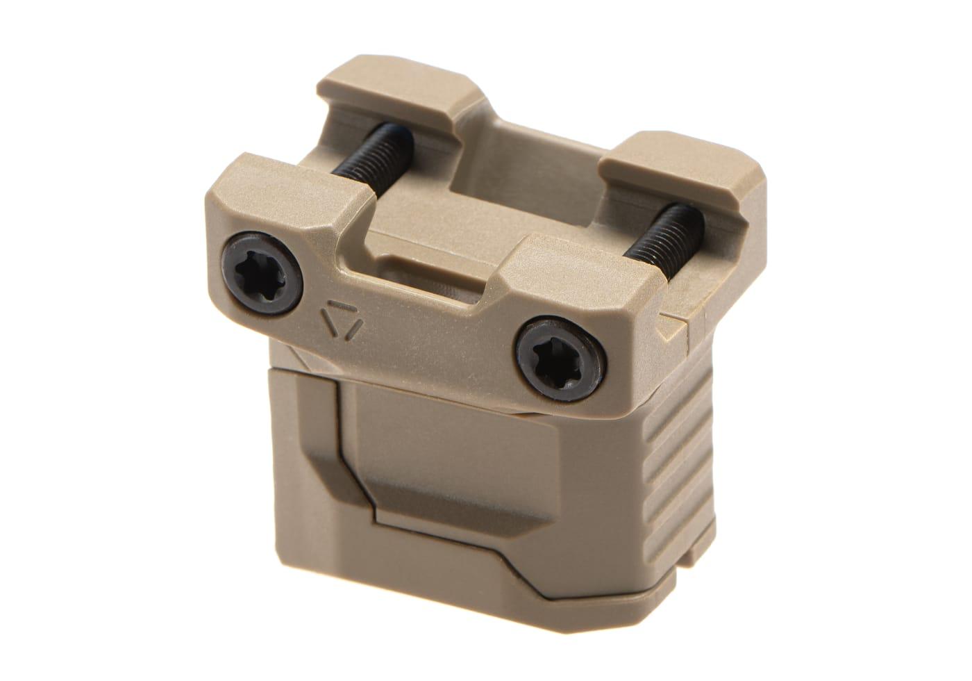 Strike Industries Stacked Angled Grip with Cable Management System for Picatinny Rails Dark Earth