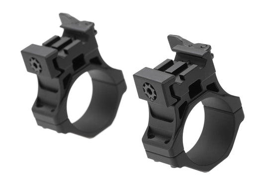 Leapers Accu-Sync QR 34mm Medium Profile Rings Black