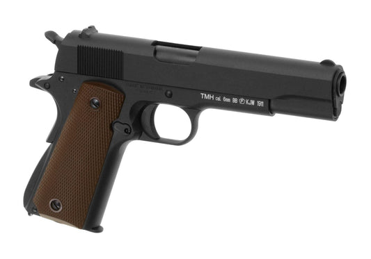 KJW M1911 Full Metal GBB Pistol Black