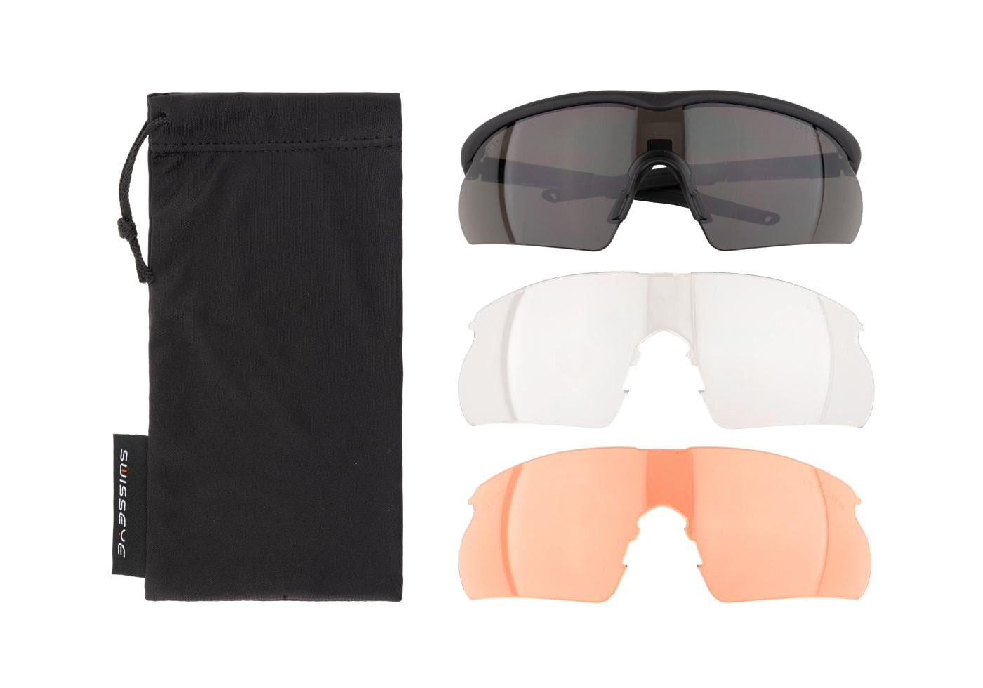 SwissEye Raptor Pro Smoke / Orange / Clear Black