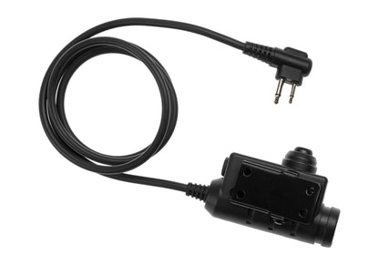 Earmor M51 Tactical PTT Motorola Two Pin Black
