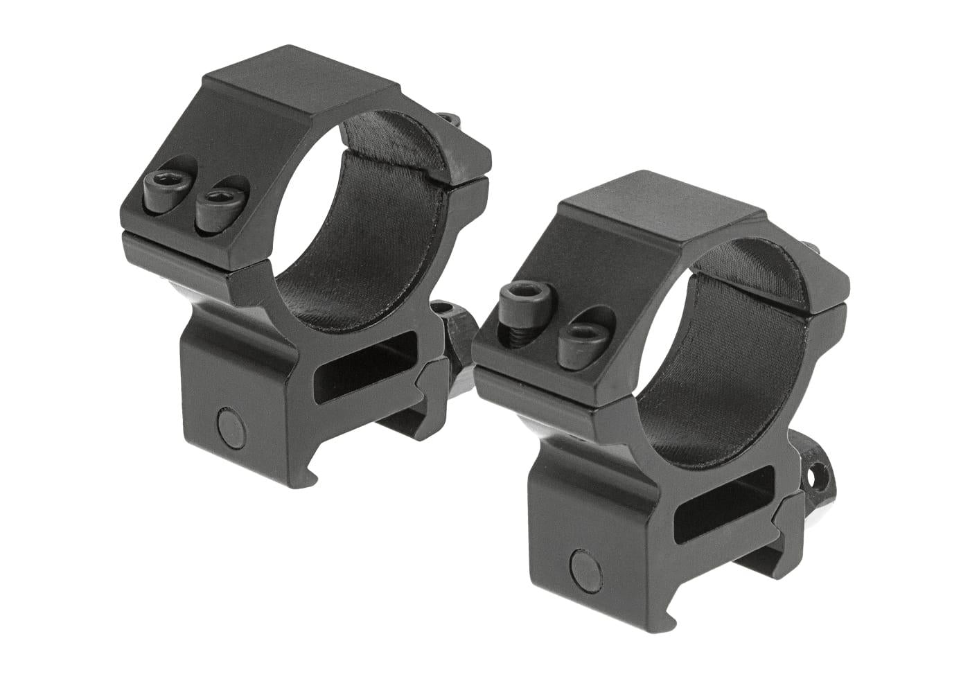 Leapers 30mm Mount Rings Medium Black