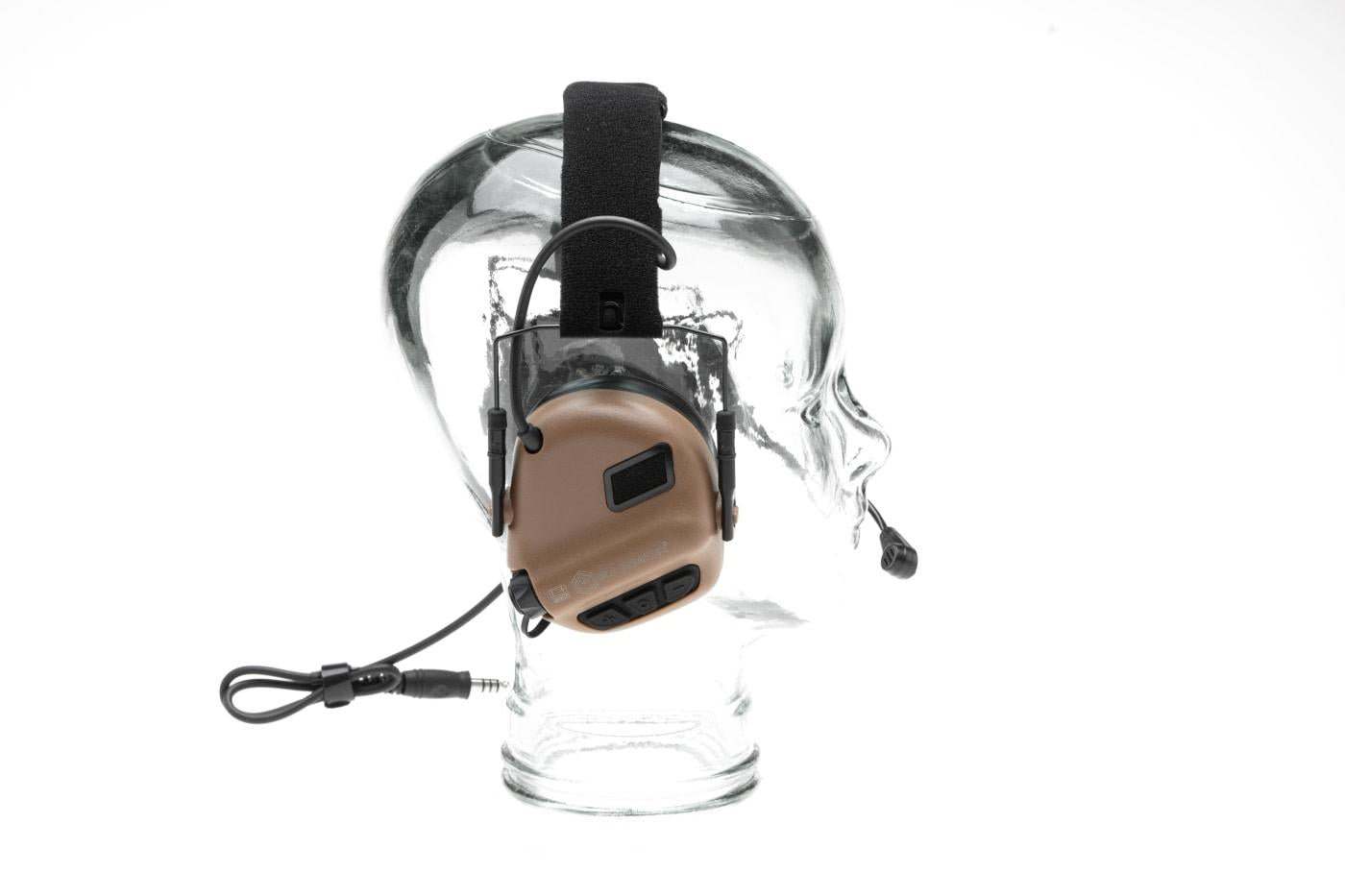 Earmor M32X Plus Hearing Protection Set for ARC Helmet Rails Coyote