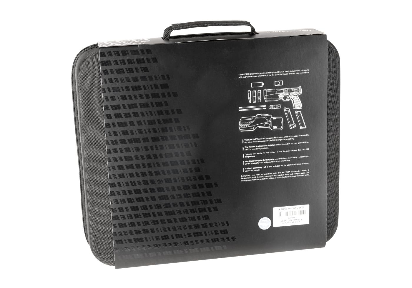 Krytac SilencerCo Maxim 9 Deployment Pack Black