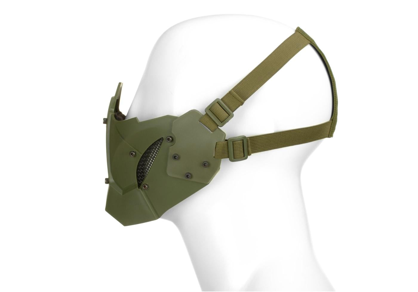 Pirate Arms Warrior Steel Half Face Mask OD