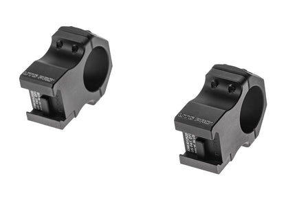 Leapers PRO 25.4 High Profile P.O.I. Picatinny Rings Black Scope Mount