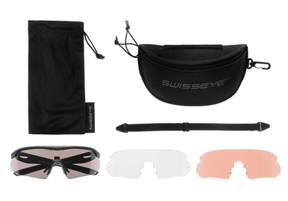 SwissEye Nighthawk Pro Smoke / Orange / Clear Black