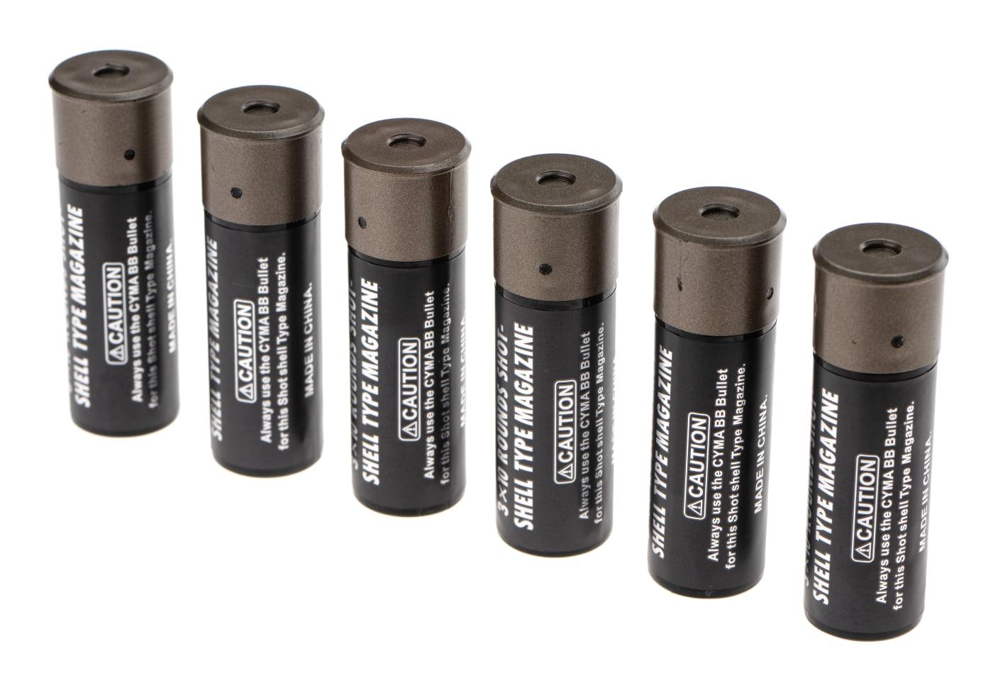 Cyma Shells CM350 30rds 6-pack Black