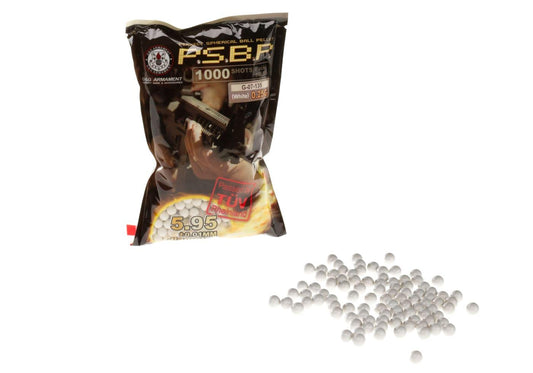 G&G 0.25g Perfect BBs 1000rds White