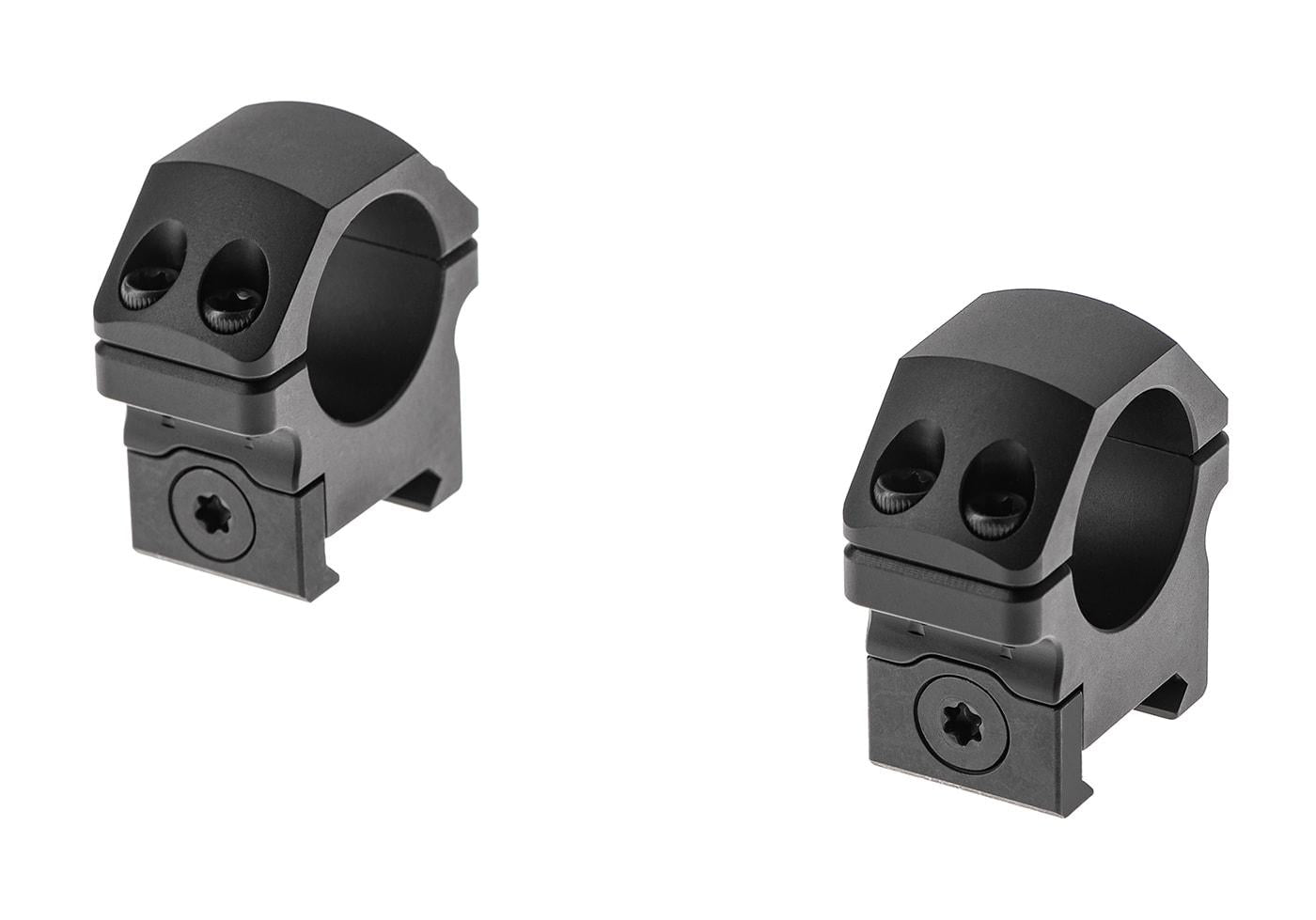 Leapers PRO 25.4mm Low Profile P.O.I. Picatinny Rails Black Scope Mount