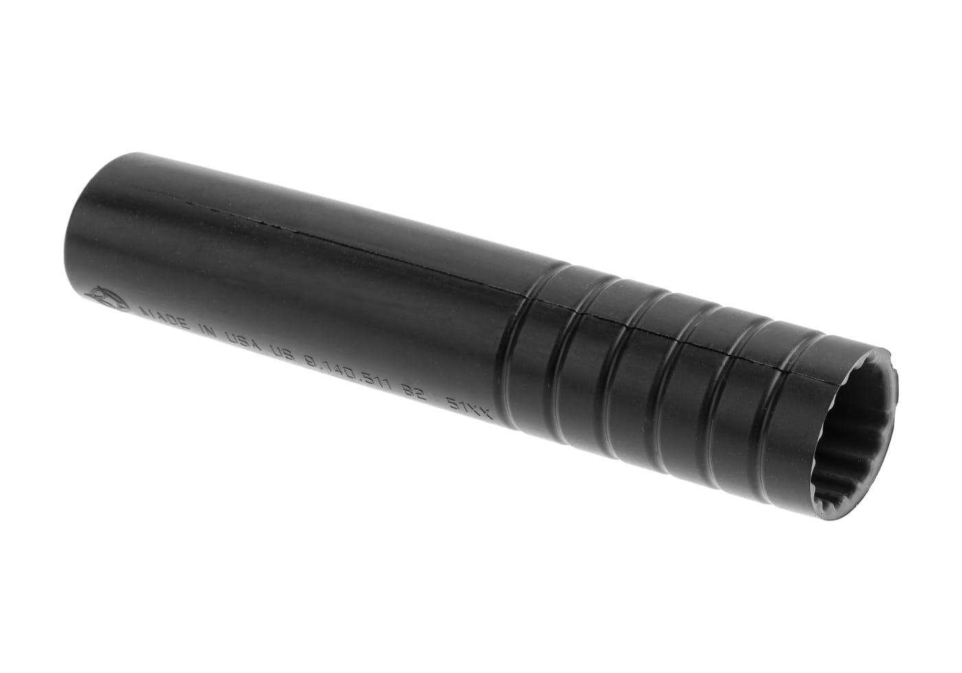 Manta Black 7.5 x 1.375 Inch ID Slim Smooth Suppressor Cover