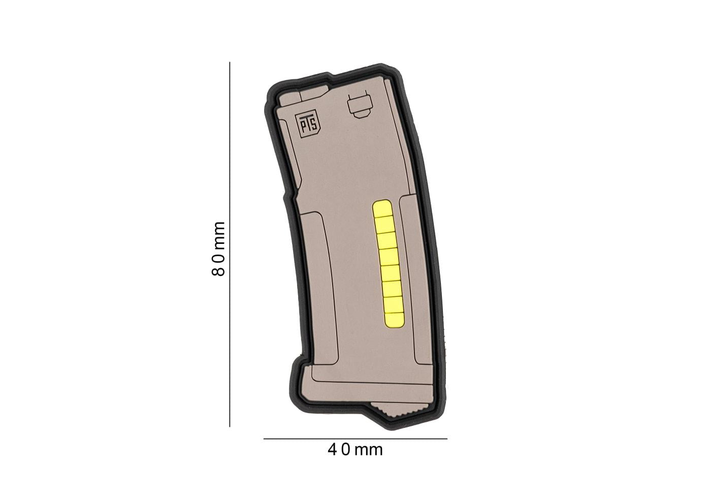 PTS Syndicate 3" EPM PVC Patch Dark Earth