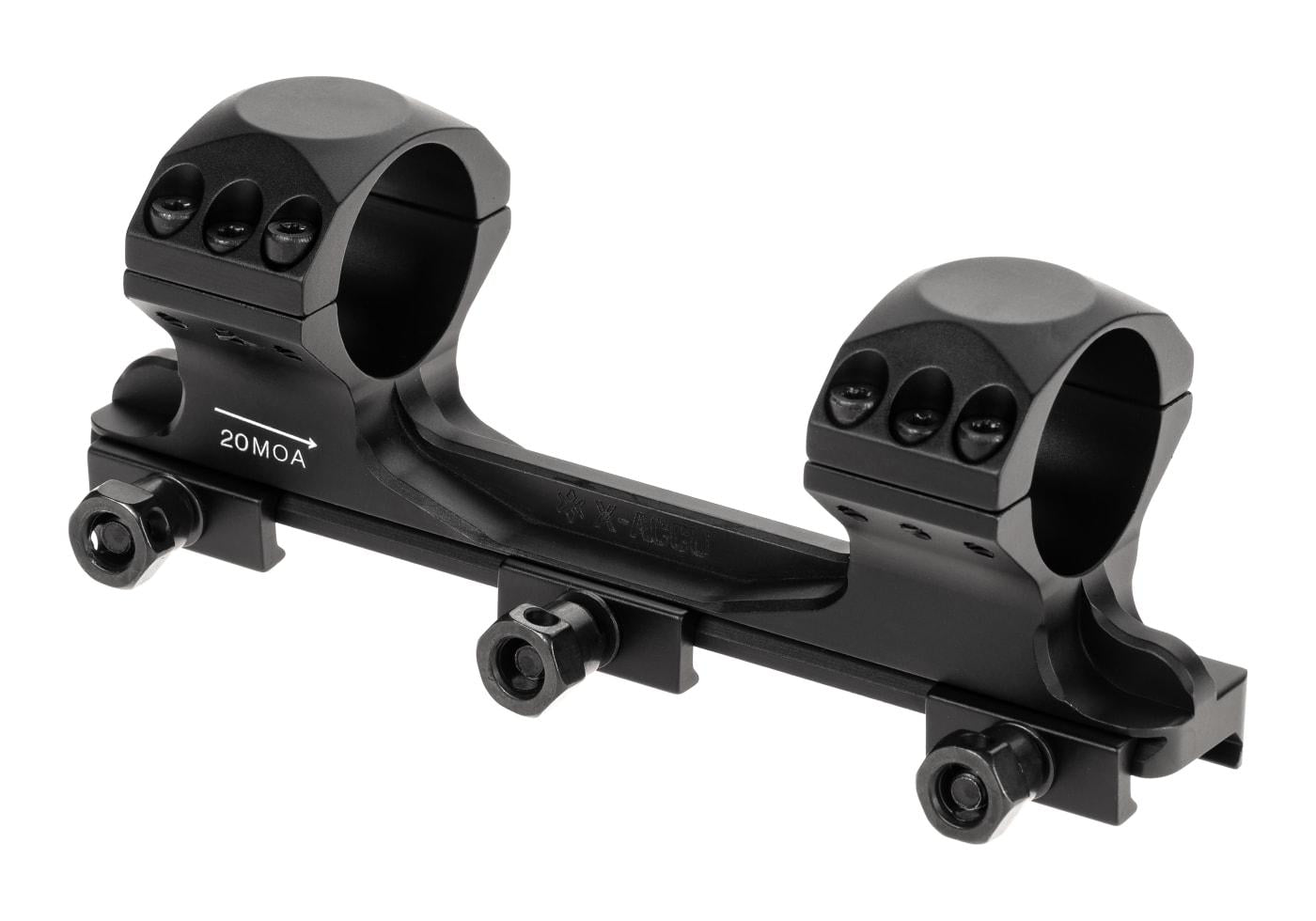 Vector Optics 30mm X-Accu One Piece 20 MOA HI Picatinny Mount Black