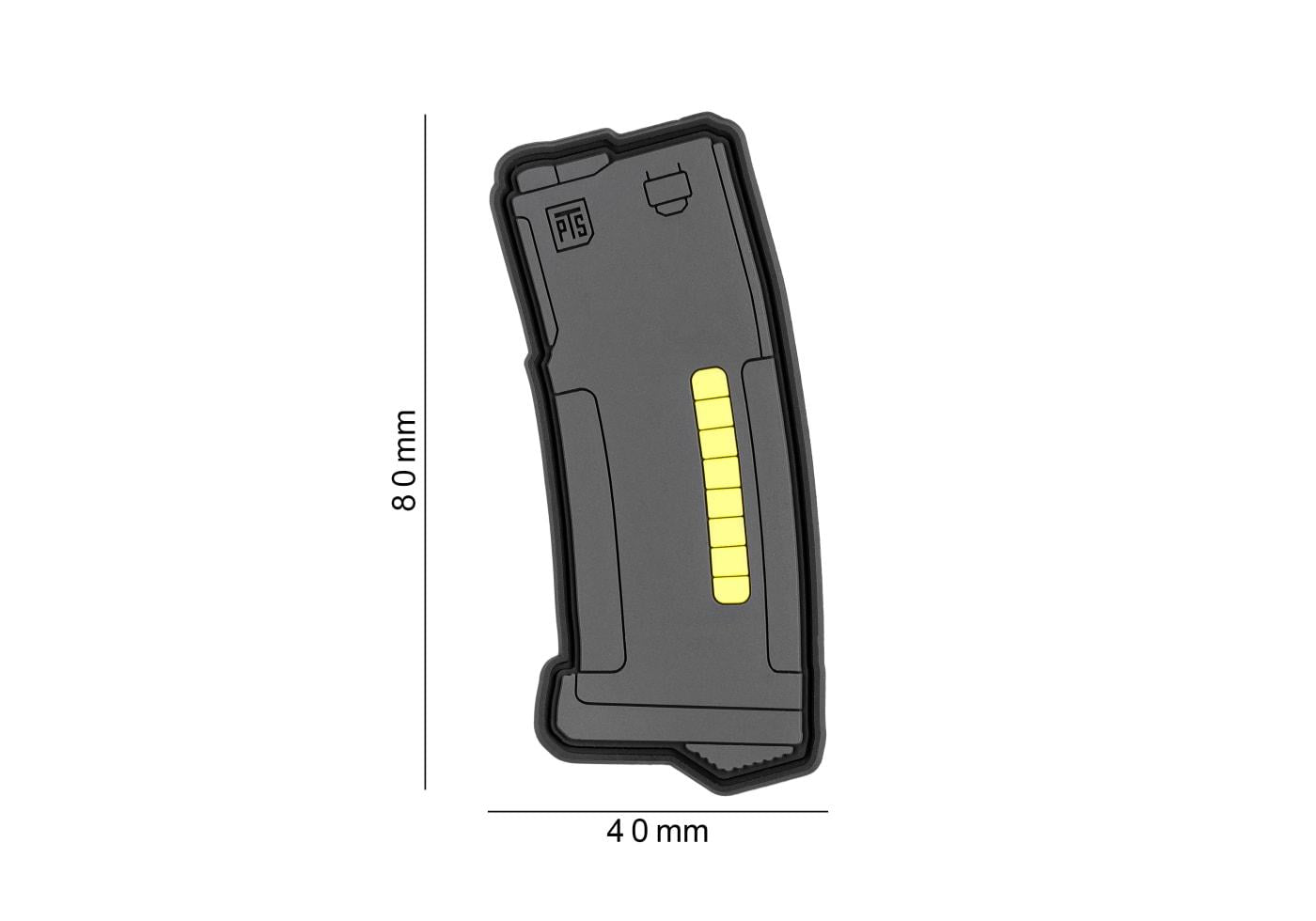 PTS Syndicate 3" EPM PVC Patch Black