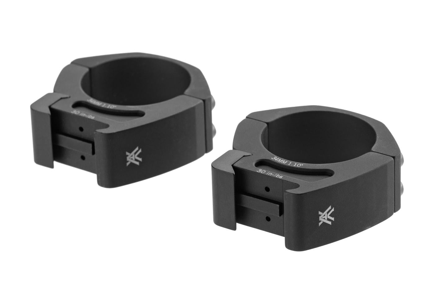 Leapers PRO 34mm Medium Profile P.O.I. Picatinny Rings Black