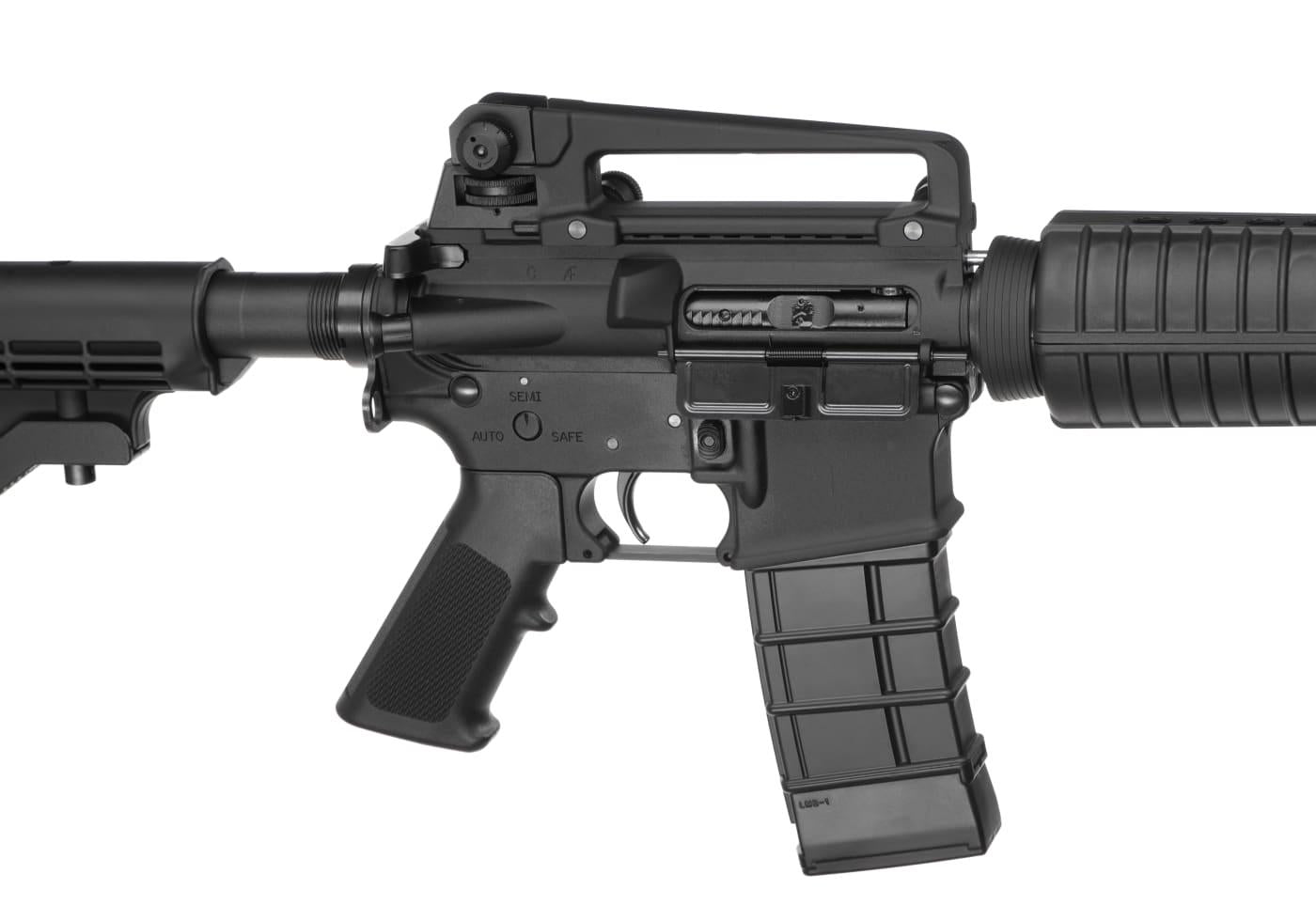 KJW M4 A1 Full Metal GBBR Black