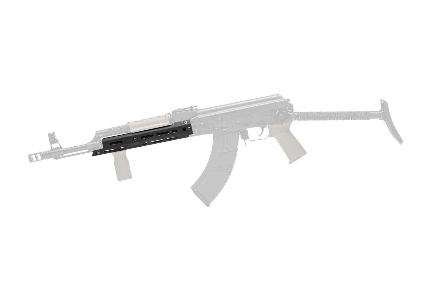 Clawgear AK47 Medium Slick Handguard M-LOK Black