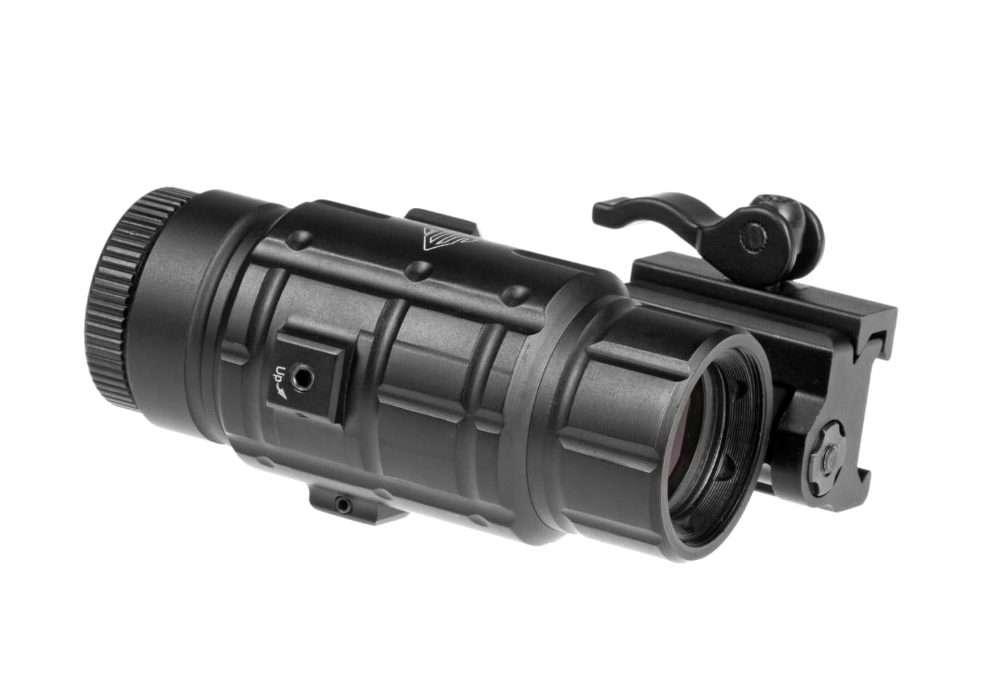 Leapers 3x Flip-to-Side QD Magnifier Adjustable TS Black