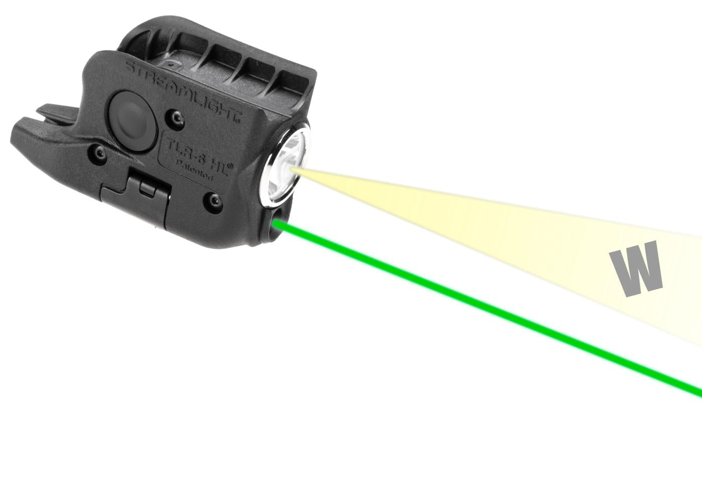 Streamlight TLR-6 HL For Glock 42/43/48 Green Laser Black