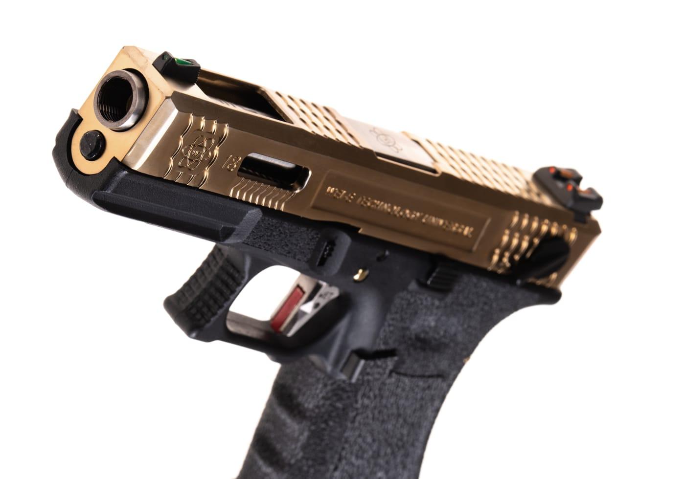 WE G-Force 18C Metal Version GBB Gold