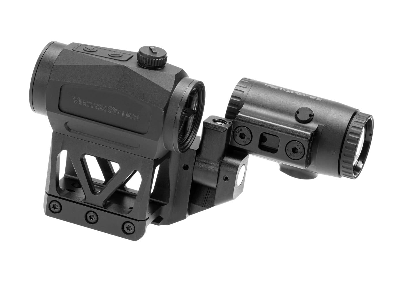 Vector Optics Scrapper 1x25 RDS with Paragon 3x Magnifier and One Piece Mount