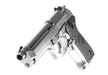 WE M9 V2 Full Metal GBB Silver