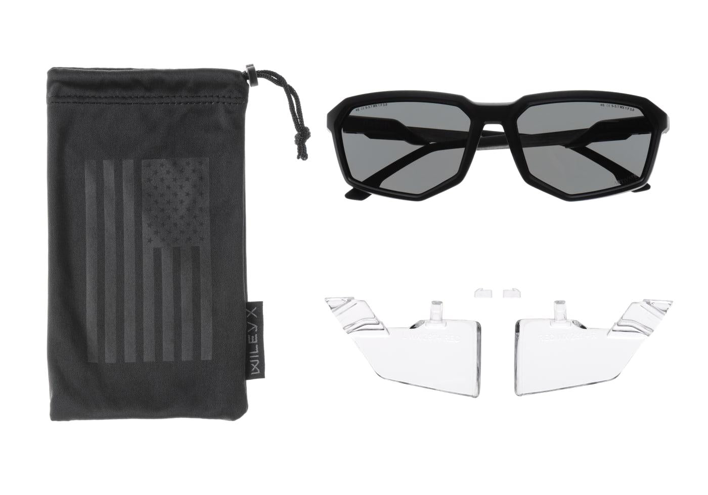 Wiley X WX Recon Captivate Grey Black