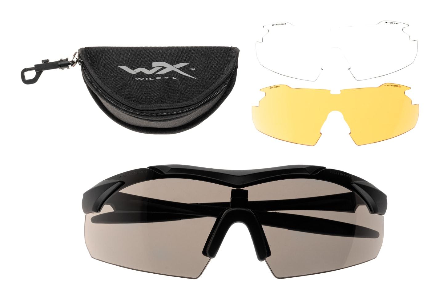 Wiley X WX Vapor 2.5 Grey / Clear / Light Rust Black