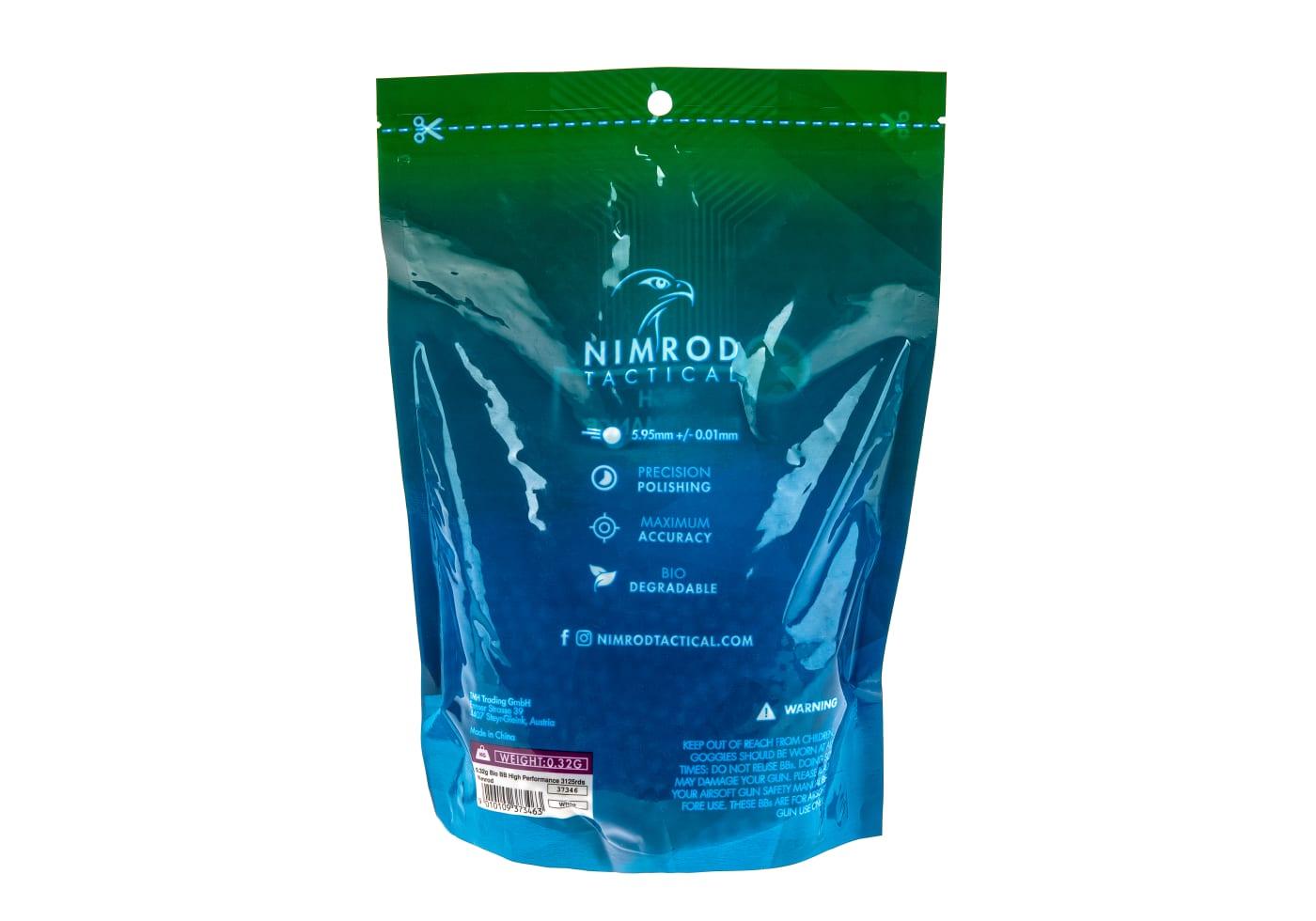 Nimrod 0.32g Bio BB High Performance 3125rds White