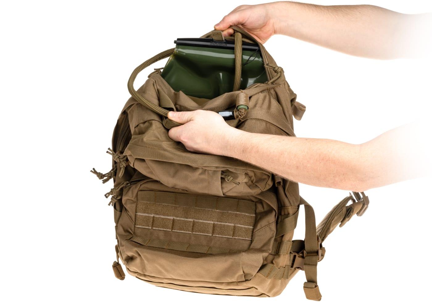 Source Patrol 35L Hydration Cargo Pack Tan