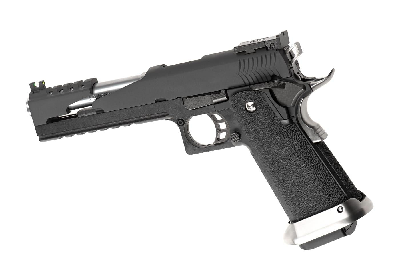 WE Hi-Capa 6 T-Rex Customs Titanium Barrel Full Metal GBB Black