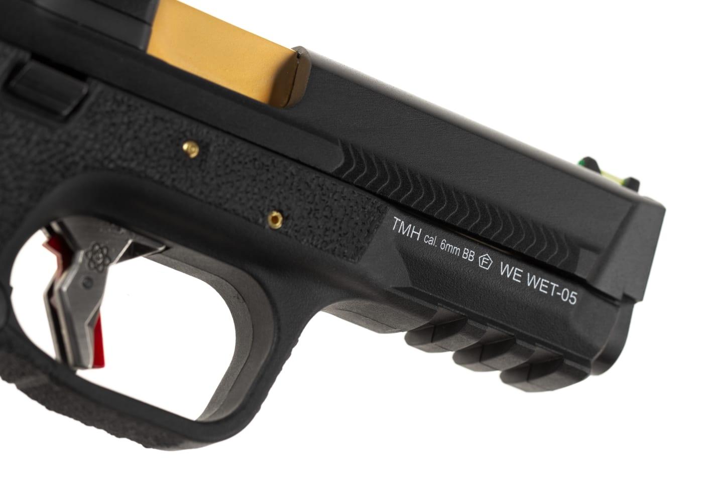 WE WET-05 BK Gold Barrel Metal Version GBB Black