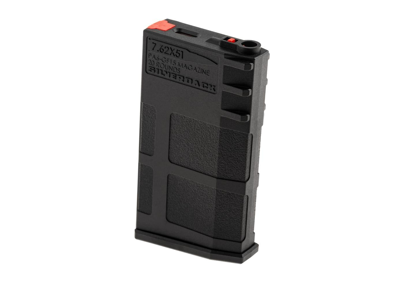 Silverback Magazine MDRX/AR10 Midcap 78rds Black