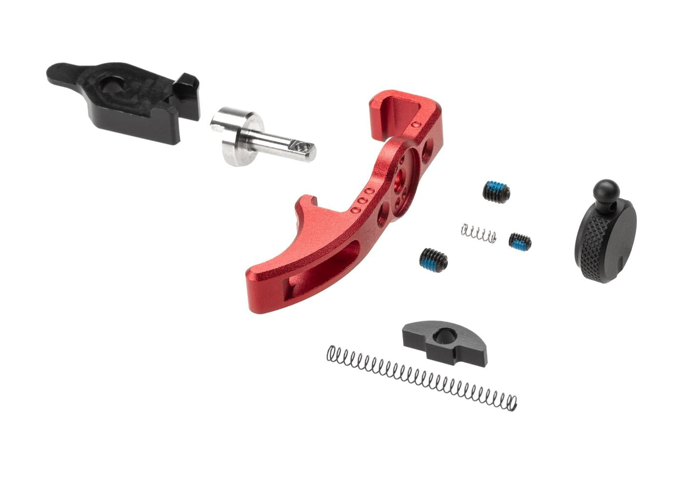 TTI Airsoft Extended Charging Handle with Selector Switch for AAP01 Red