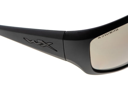 Wiley X WX Omega Captivate Polarized Grey Black