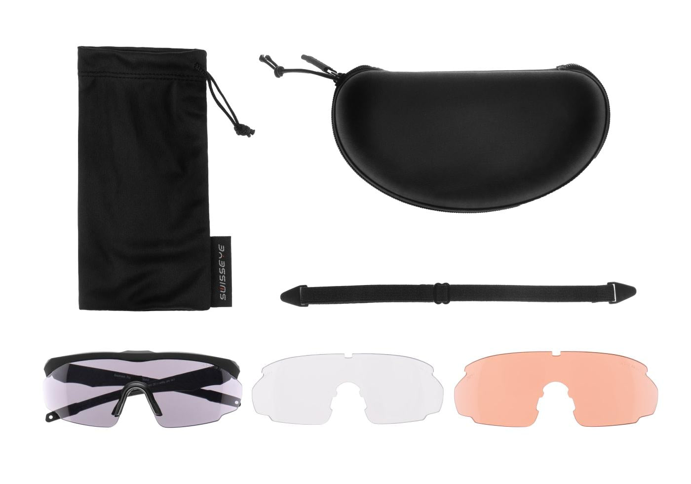 SwissEye Blackhawk Pro Smoke / Orange / Clear Black