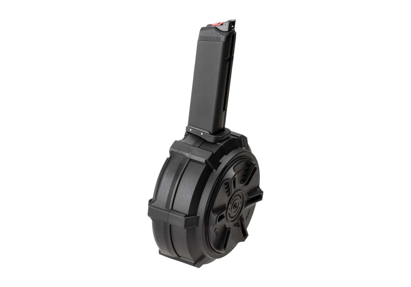 G&G Drum Mag SMC-9 GBB 300rds Black