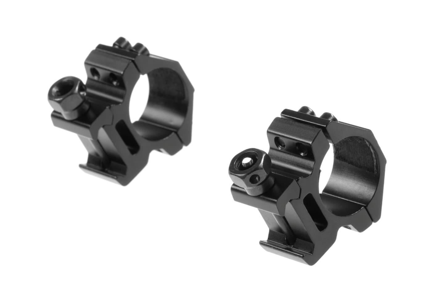 Pirate Arms 25.4mm Low Type Mount Rings Black