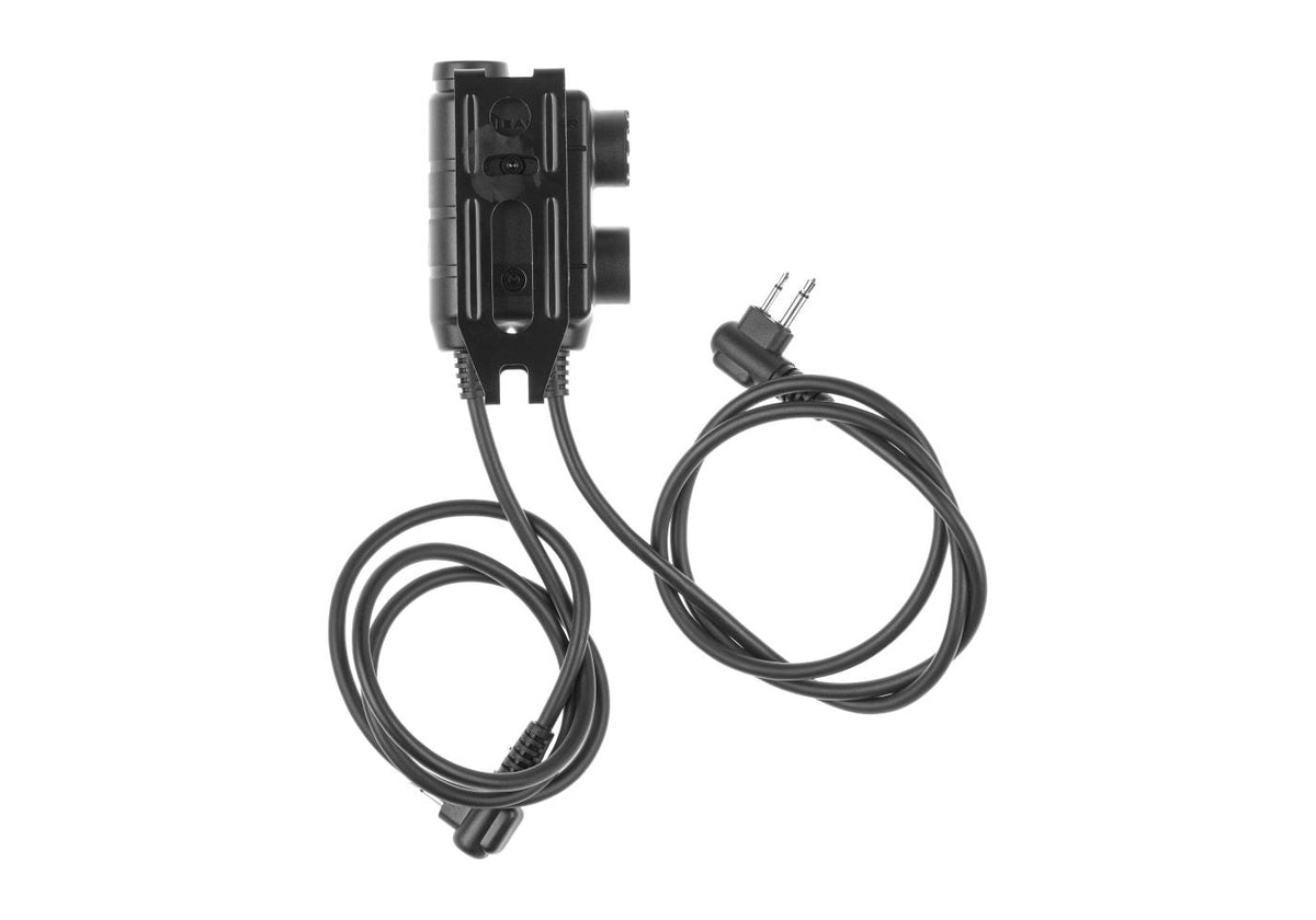 Earmor M56 Dual Comm Tactical PTT for 2x Motorola Two Pin